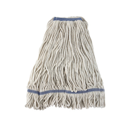 Winco MOP-32W 32 oz. Loop End Cotton Blend Wet Mop Head