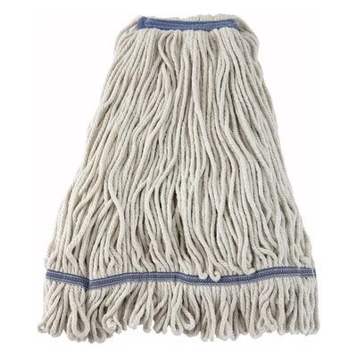 Winco MOP-32W 32 oz. Loop End Cotton Blend Wet Mop Head