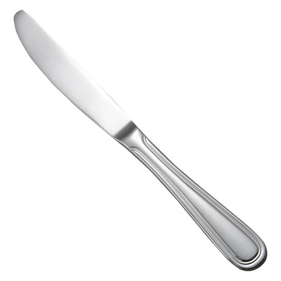 Winco 0030-08 9-1/4" 18/8 Stainless Steel Extra Heavy Weight Dinner Knife (Contains 1 Dozen)