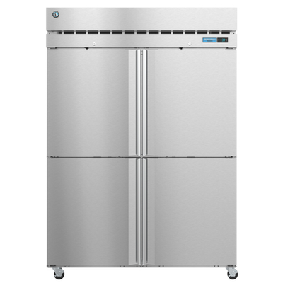 Hoshizaki F2A-HS 55" W Two-Section Solid Door Reach-In Steelheart Series Freezer - 115 Volts