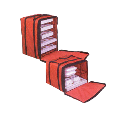 American Metalcraft PB1926 Deluxe Pizza Delivery Bag with Rack