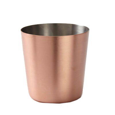 American Metalcraft FFCCS337 3.38&quot; 14 Oz. Copper Round French Fry Cup