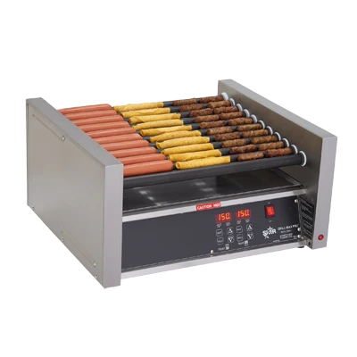 Star 45SCE Grill-Max® 45 Hot Dog Grill Duratec® Non-Stick Roller Type with Stadium Seating and Thermostatic Controls - 120V