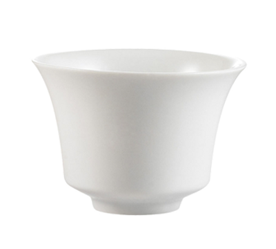 CAC China CTY-C8 4 Oz. Super White Porcelain Round CitySquare Bouillon Cup (4 Dozen Per Case)