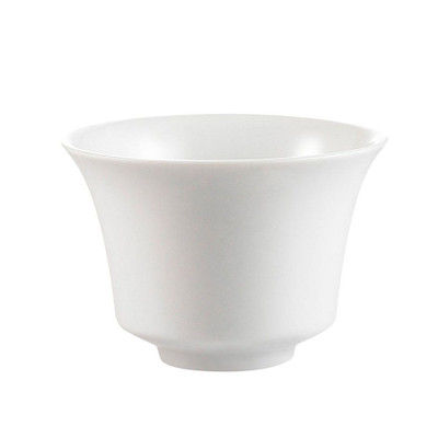 CAC China CTY-C8 4 Oz. Super White Porcelain Round CitySquare Bouillon Cup (4 Dozen Per Case)