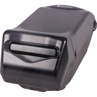 San Jamar H5005TBK Full Fold Countertop Napkin Dispenser Translucent Black Pearl