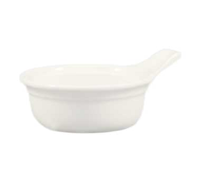 CAC China CAS-15 15 Oz. Bone White Ceramic Oval Casserole (2 Dozen Per Case)