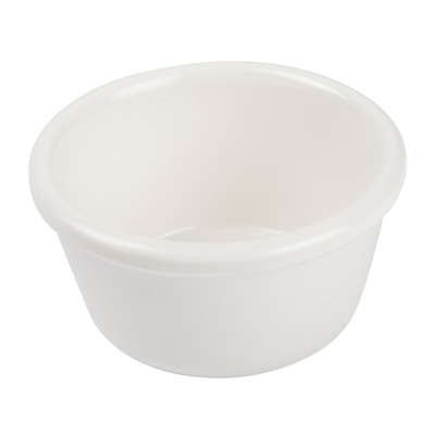 Winco RP-6W
 6 Oz.
 Plastic
 White
 Ramekin
 8 Dozen (Contains 1 Dozen)