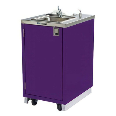 Lakeside 9620A 29.75" W Stainless Steel Mobile Allergen Awareness Hand Washing Station - 120 Volts