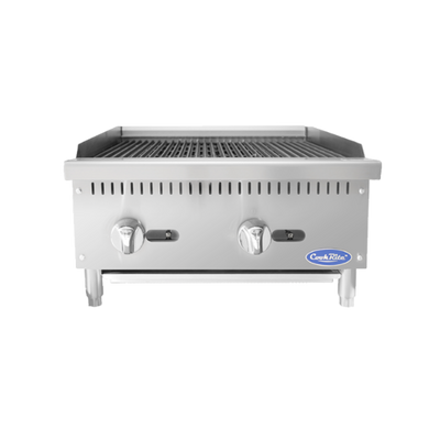 Atosa ATRC-24-LP 24" Liquid Propane Countertop CookRite Heavy Duty Radiant Charbroiler - 70,000 BTU