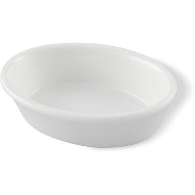 Dinex DX6CASS02A
 6 oz
 China
 BRight White
 Casserole Dish