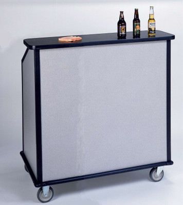 Lakeside 76884 43-3/8" Portable Bar with Laminate Over Stainless Steel Exterior
