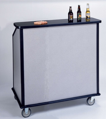 Lakeside 76884 43-3/8" Portable Bar with Laminate Over Stainless Steel Exterior