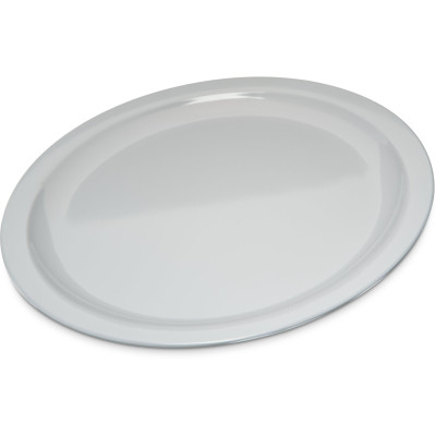 Carlisle KL11602 10" Dia. Plastic White Kingline Dinner Plate