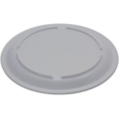 Carlisle KL11602 10" Dia. Plastic White Kingline Dinner Plate