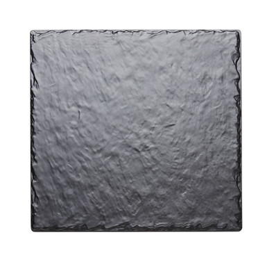 Cal-Mil 1522-1212-65M
 Melamine
 Black
 Square
 Faux Slate Serving Board