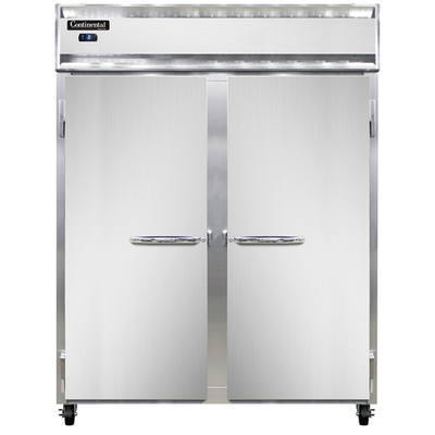 Continental Refrigerator 2FESNSS 57" W Two-Section Solid Door Reach-In Extra-Wide Freezer - 115 Volts
