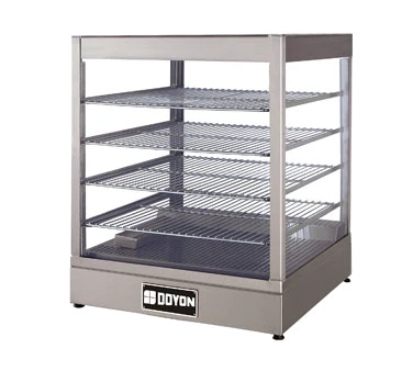 Doyon DRP4S Food Warmer/Display Case Countertop With Four Shelf Interior Rack Capacity 120V