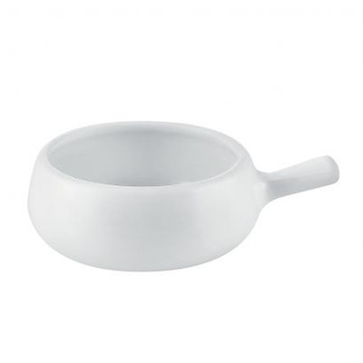 CAC China OC-15-P 16 Oz. Super White Porcelain Round Onion Soup Crock (2 Dozen Per Case)