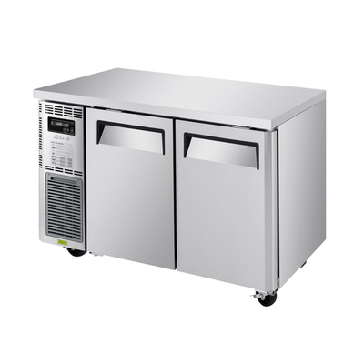 Turbo Air JUF-48S-N 47.25"W Two-Section Stainless Steel Door J Series Side Mount Undercounter Freezer