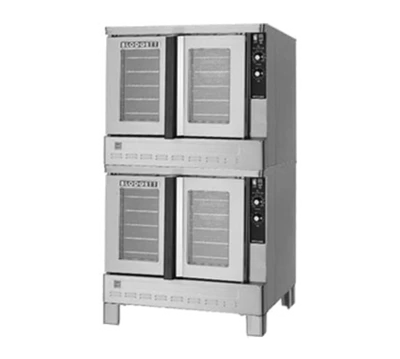 Blodgett ZEPH-200-G DBL-NG Zephaire Natural Gas Double-Deck Convection Oven - 120,000 BTU/Deck