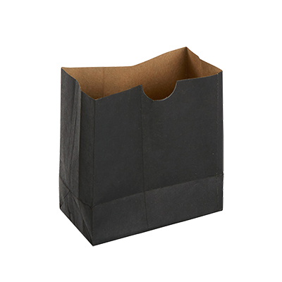 American Metalcraft SBB3 Black Square Mini Snack Bag (250 Each Per Pack)