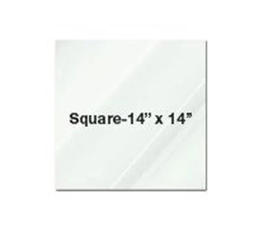 Eastern Tabletop 0414AC 14"L x 14"W Square Clear Acrylic Riser Shelf