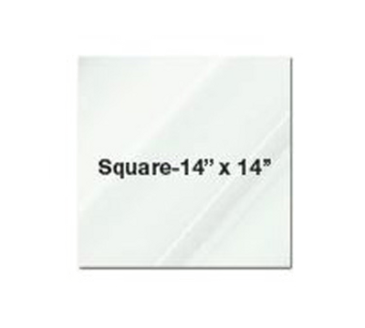 Eastern Tabletop 0414AC 14"L x 14"W Square Clear Acrylic Riser Shelf