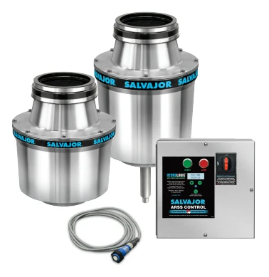Salvajor 200-SA-3-WSP Saving Package With Operator Sensor Disposer Sink Assembly 3-1/2" Sink Collar 2 HP Motor