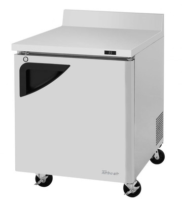 Turbo Air TWR-28SD-N 27.5"W One-Section Stainless Steel Door Super Deluxe Worktop Refrigerator