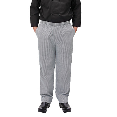 Winco UNF-4KS Houndstooth Newbury Chef Pants