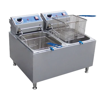 Globe PF32E 32 lbs Electric Countertop Fryer - 208 Volts