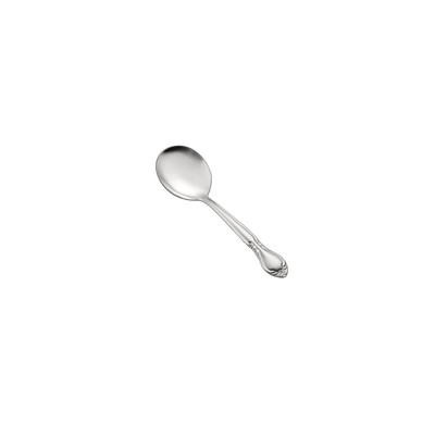 CAC China 2003-04 6" L Stainless Steel Heavy Weight Elizabeth Bouillon Spoon (50 Dozen Per Case)