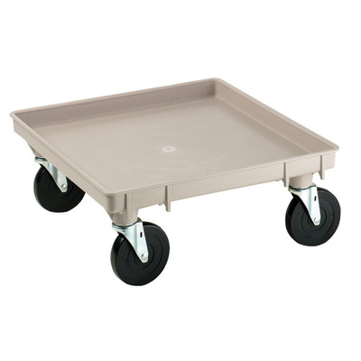 Vollrath 1697 Beige Dolly Dish Rack With Handle