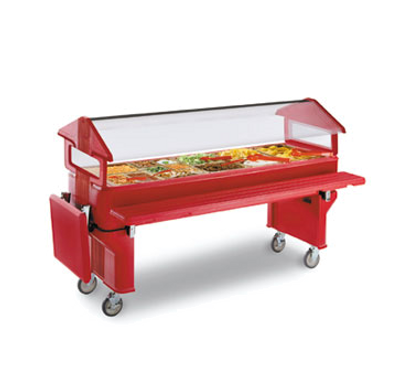 Carlisle 668803 Black Sixstar Youth Food Bar Leg