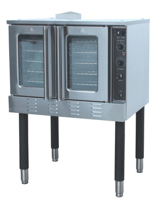 Adcraft BDCOf-54/NG 54&quot; Natural Gas Black Diamond Convection Oven - 54,000 BTU