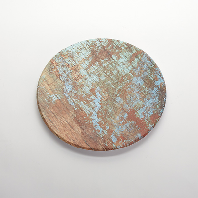 American Metalcraft RM14 14&quot; Melamine Round Serving Board