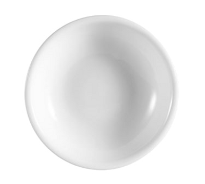 CAC China CN-46 4 Oz. Super White Porcelain Round Accessories Sauce Dish (6 Dozen Per Case)