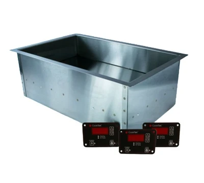 CookTek IHW062-66 SinAqua 6" Deep Aluminum Rectangular Drop-In Induction Hot Food Well - 200-240 Volts