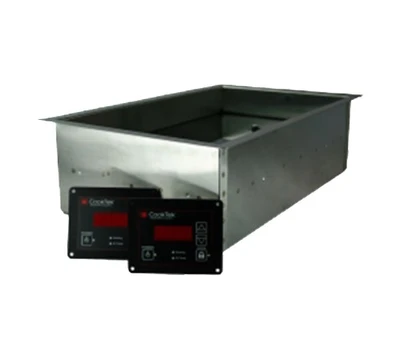 CookTek IHW061-36 SinAqua 6" Deep Stainless Steel Rectangular Drop-In Induction Hot Food Well - 100-125 Volts