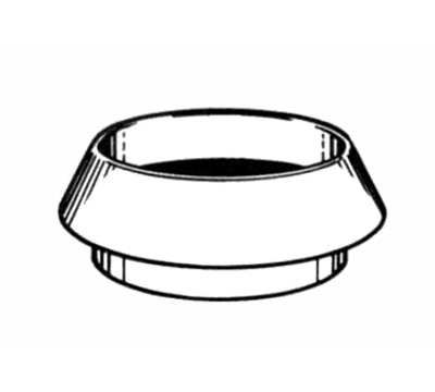 RedGoat 06-ABC-ST7 Vinyl Silver Trap Scrapping Ring, 7"