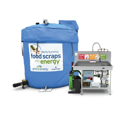 InSinkErator GD-1000-N-INSU Grind2Energy Food Waste Recycling System