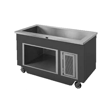 Randell RANFG IC-5S Stainless Steel 5 Pan RanServe FG Cold Food Table Open Base