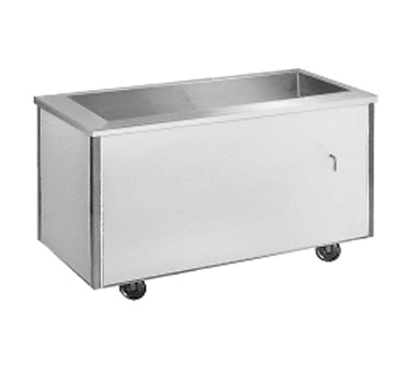 Randell RAN IC-5 Stainless Steel 5 Pan RanServe Cold Food Table Enclosed Base