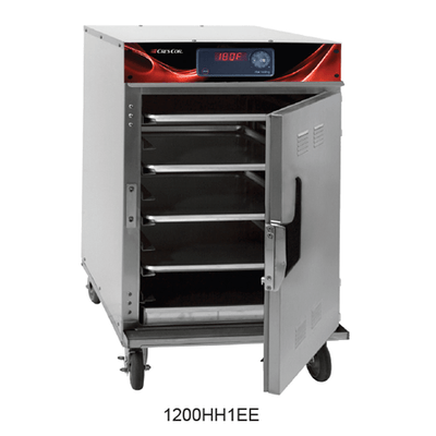 Cres Cor 1200HH1EE 26.63" W Stainless Steel 1 Compartment Half-Height Insulated Mobile Heated Cabinet - 240 Volts