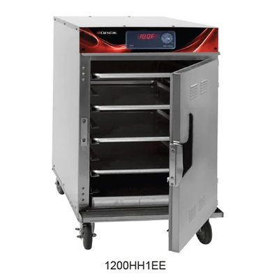 Cres Cor 1200HH1EE 26.63" W Stainless Steel 1 Compartment Half-Height Insulated Mobile Heated Cabinet - 240 Volts