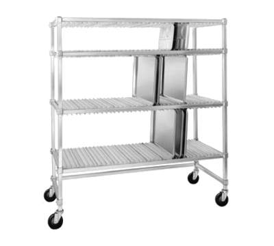 Channel ATDR-4 63" W x 60" H x 30" D 3 Tiers Aluminum Tray Drying Rack