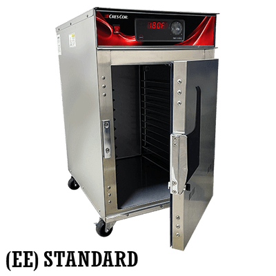 Cres Cor 1000HH1EE 22.63" W Stainless Steel Solid One Compartment Full Door Mobile Heated Cabinet - 120 Volts