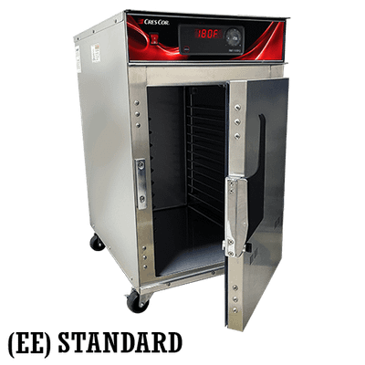 Cres Cor 1000HH1EE 22.63" W Stainless Steel Solid One Compartment Full Door Mobile Heated Cabinet - 120 Volts