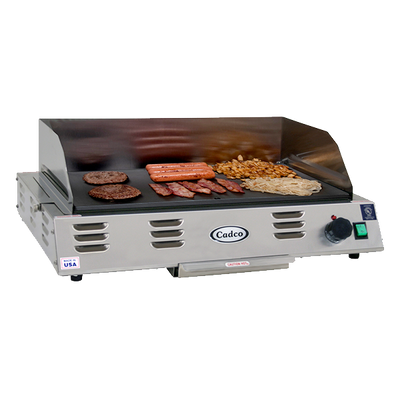 Cadco CG-20-E Electric Countertop Griddle - 220 Volts